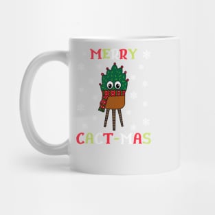 Merry Cact Mas - Christmas Cactus With Scarf Mug